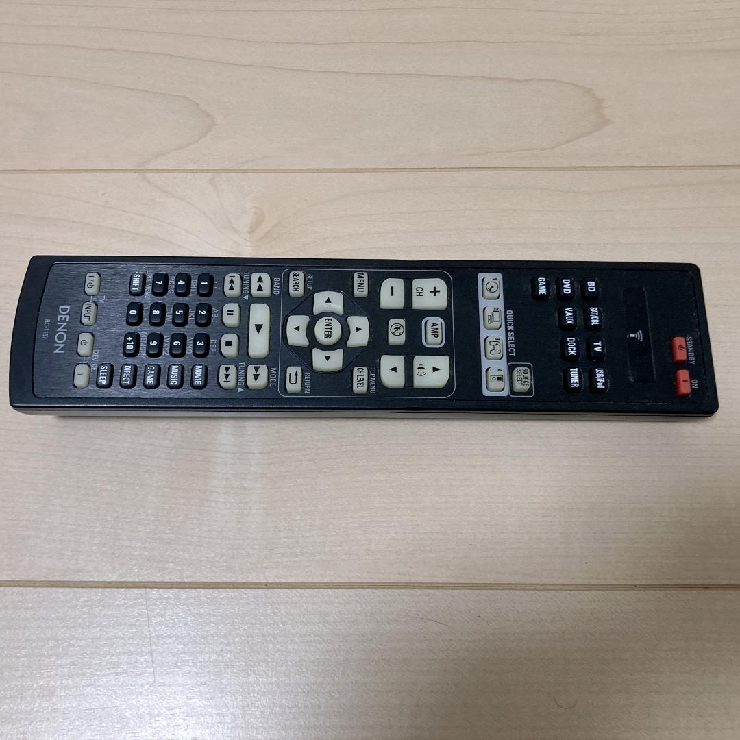 DENON 5.1ch AVアンプ AVR-1612 リモコン マイク付