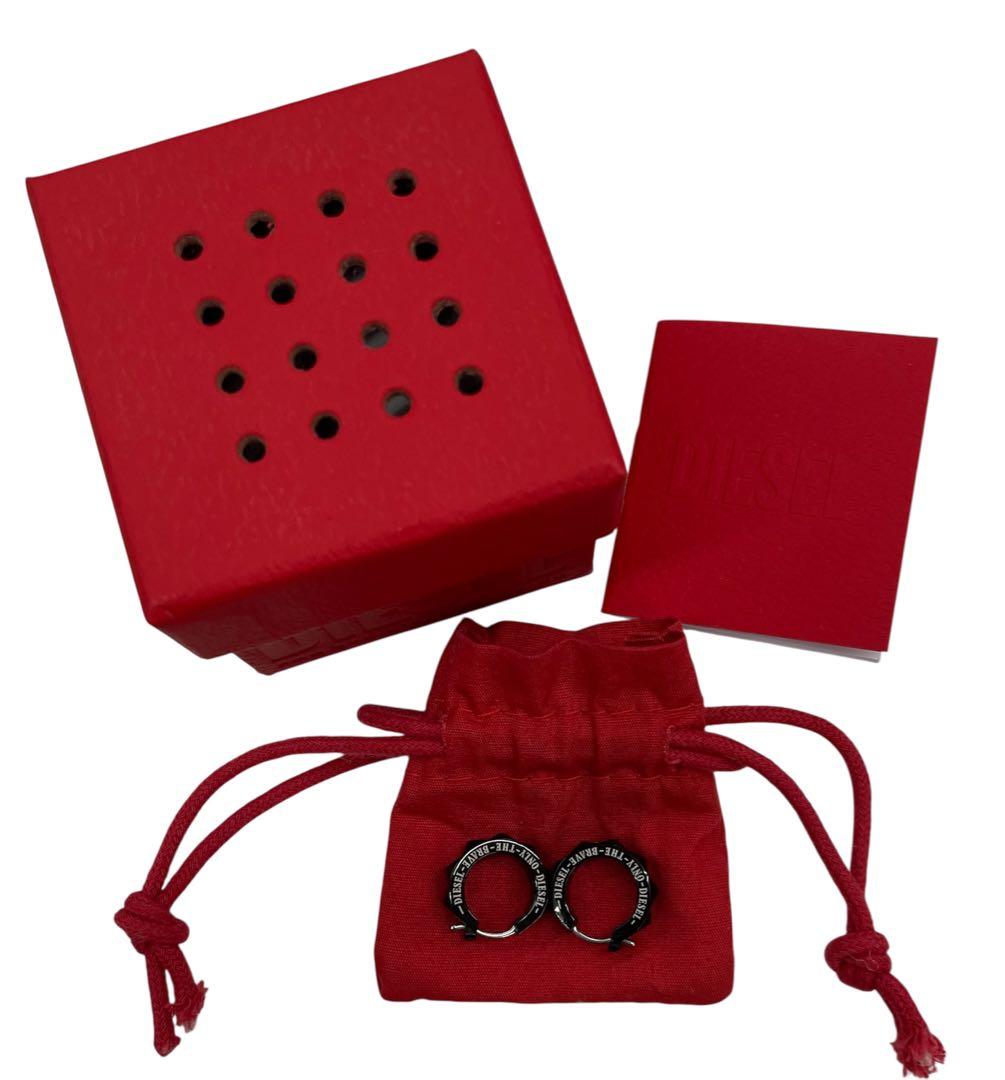 DIESEL ピアス DX127300DJW 両耳 ブラック ディーゼル DIESEL（ディーゼル） ピアス 2個セット メンズ アクセサリー ブラック