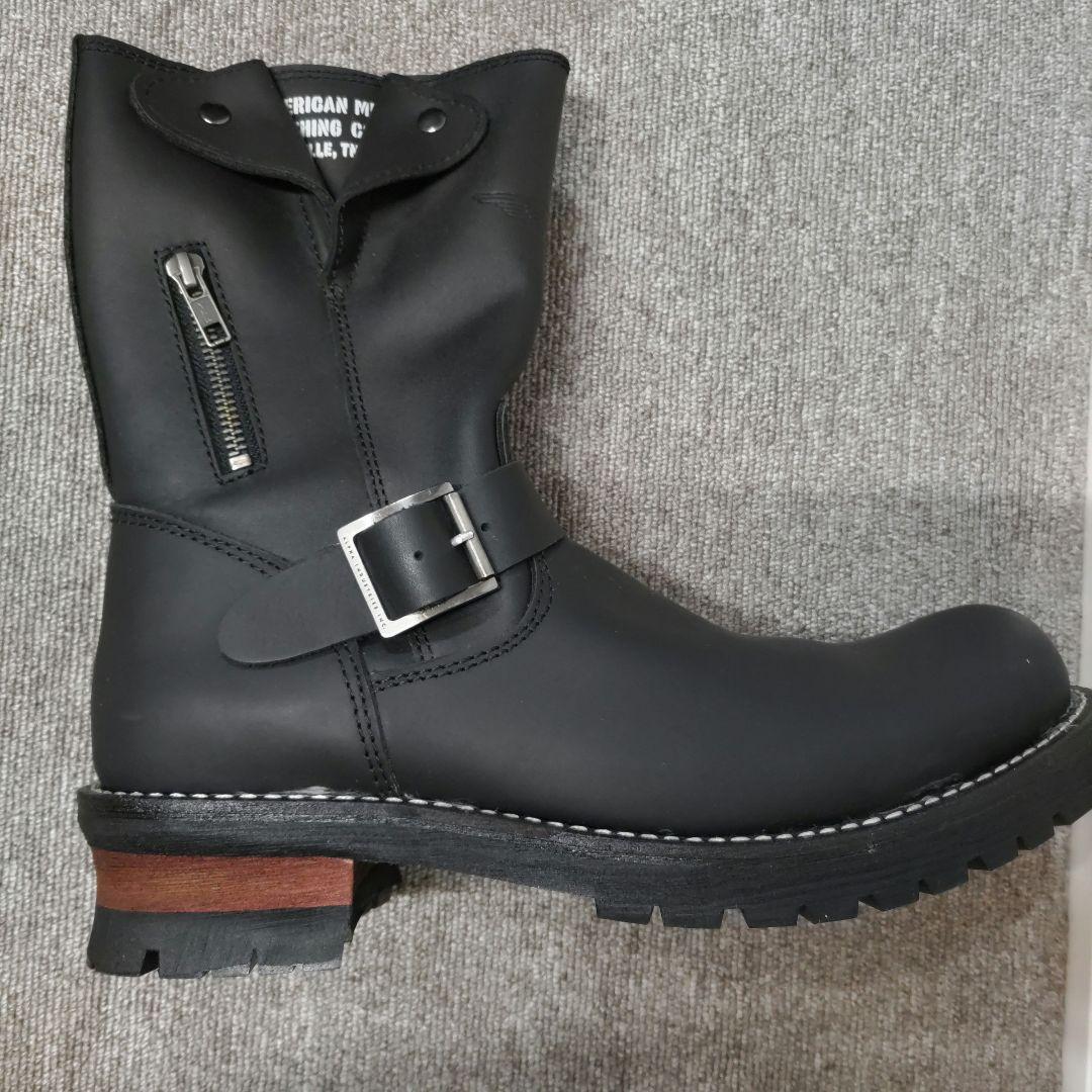 アルファインダストリーズ エンジニアブーツ 黒 26.5 - メルカリ