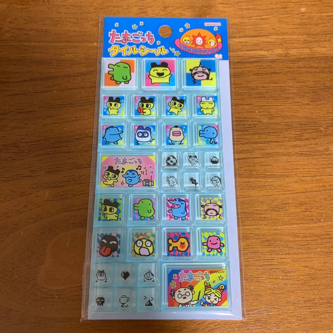 たまごっち タイルシール ボンボンドロップシール シル活 おやじっち