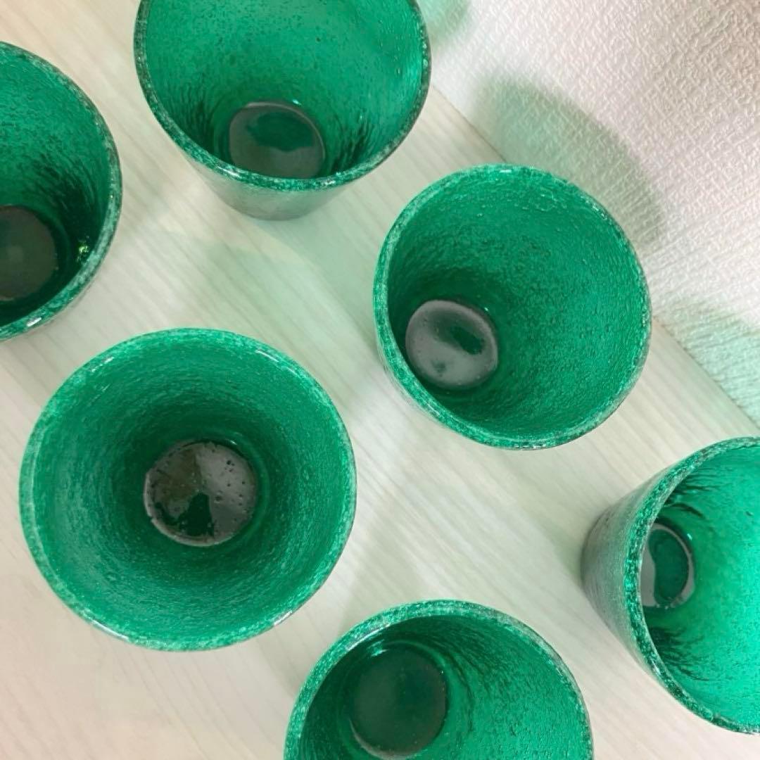 レ*ー様 ◯８ 小谷眞三 緑コップ６個セット