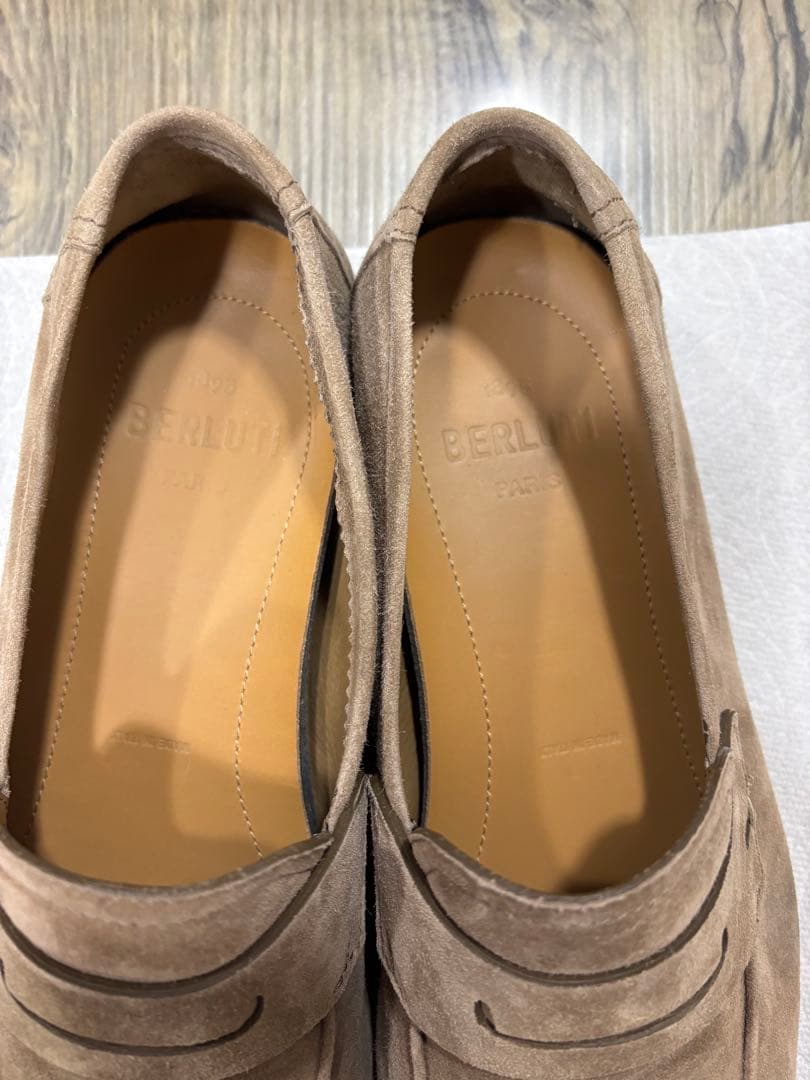 ベルルッティ　ロレンツォ　スエードローファー　サイズ9 28.5cm