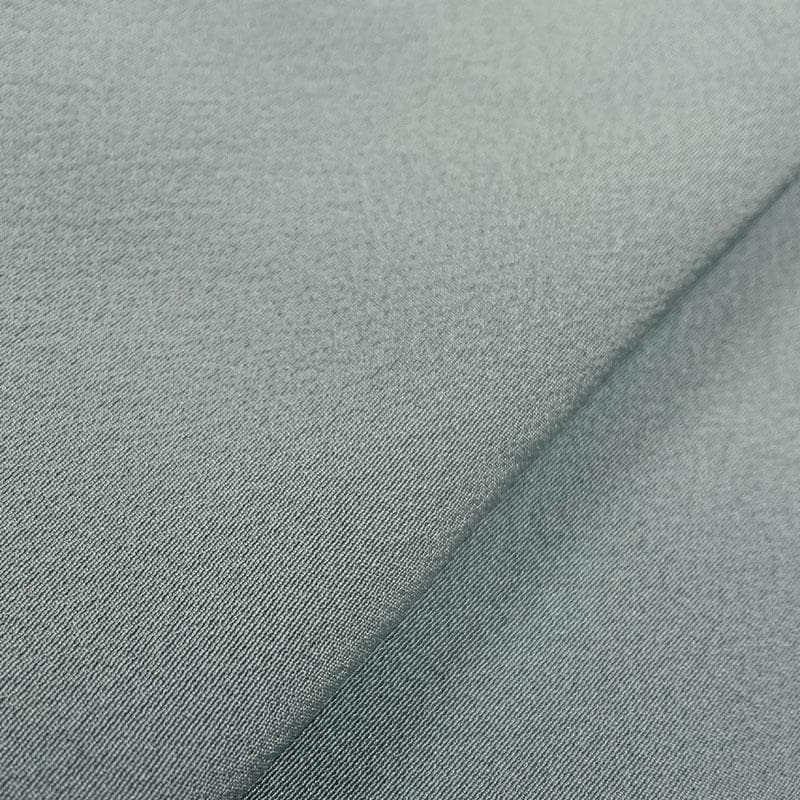 601mi100☆色無地 一つ紋 ややふくよかサイズ くすみ水色☆しつけ付き