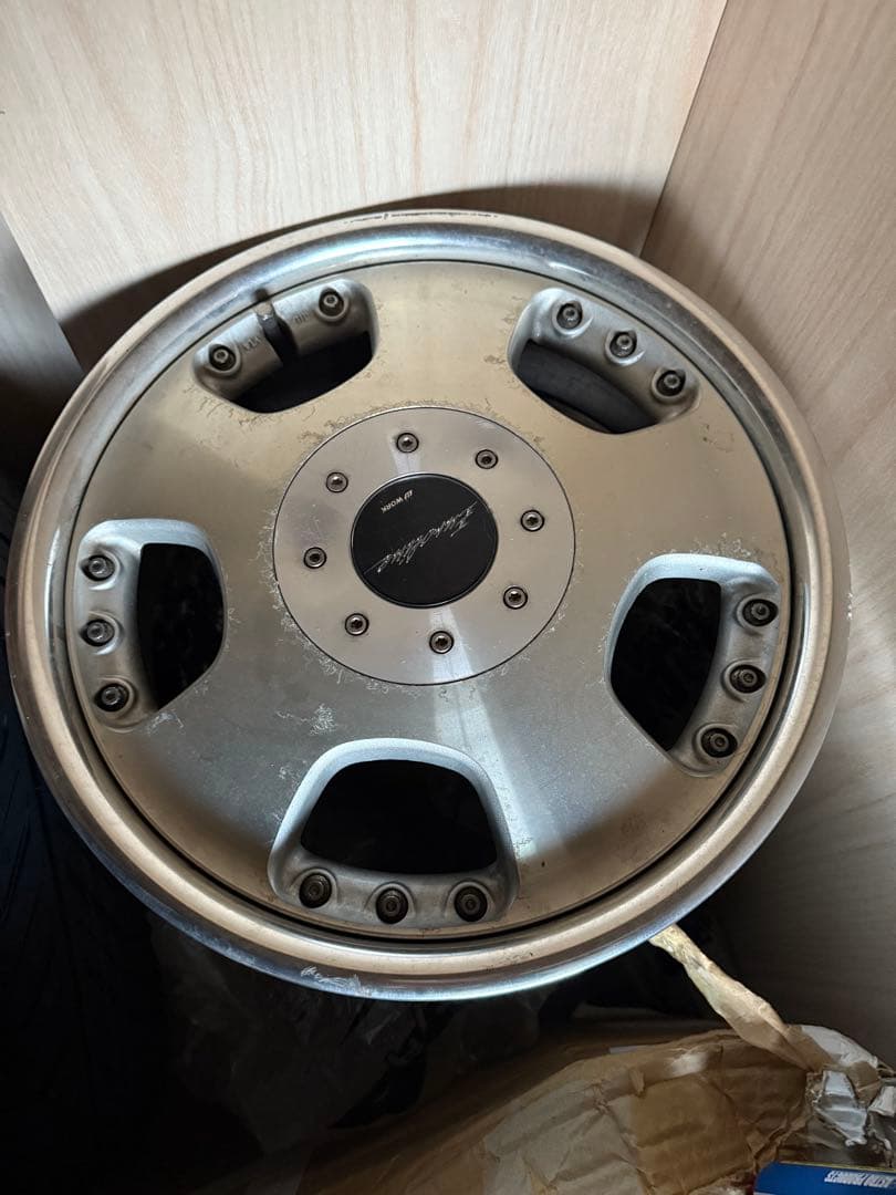 work ユーロライン？　15インチ　大阪から引き取りのみ Yahoo!オークション - WORK EUROLINE ワーク ユーロライン 15インチ 15