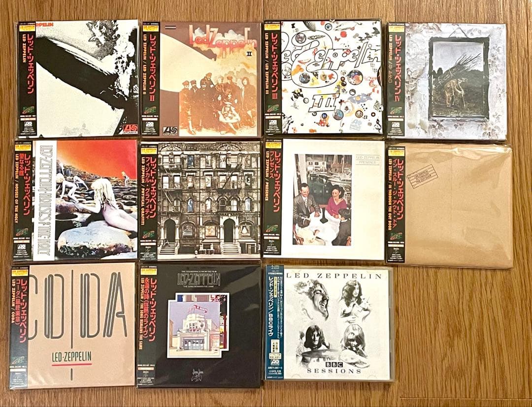美品・帯付き】LED ZEPPELIN 紙ジャケ10タイトル＋BBCライヴ - メルカリ