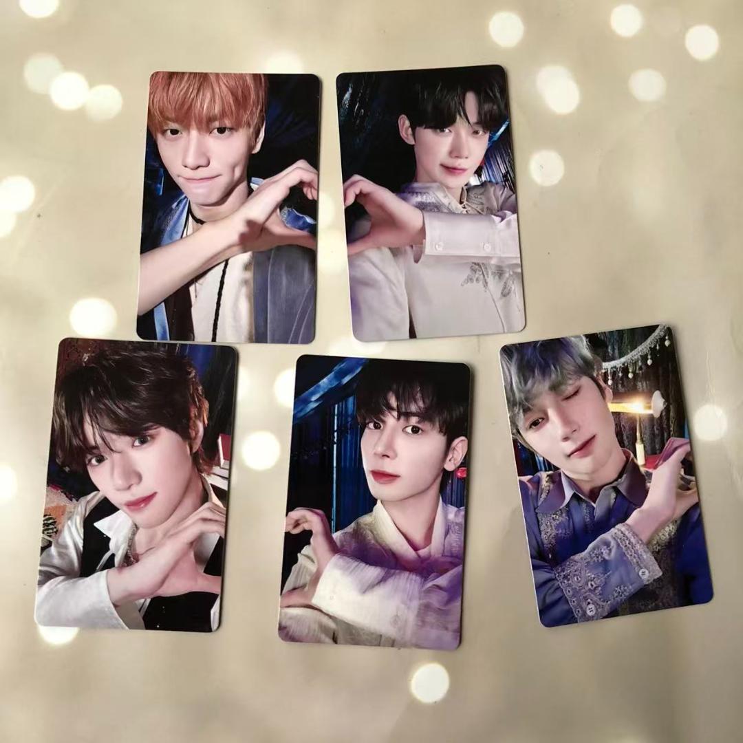 TXT 2024 アンケート 会報誌 当選 トレカ 5枚セット TXT 2025 アンケート 会報誌 トレカ セット ボムギュ - メルカリ