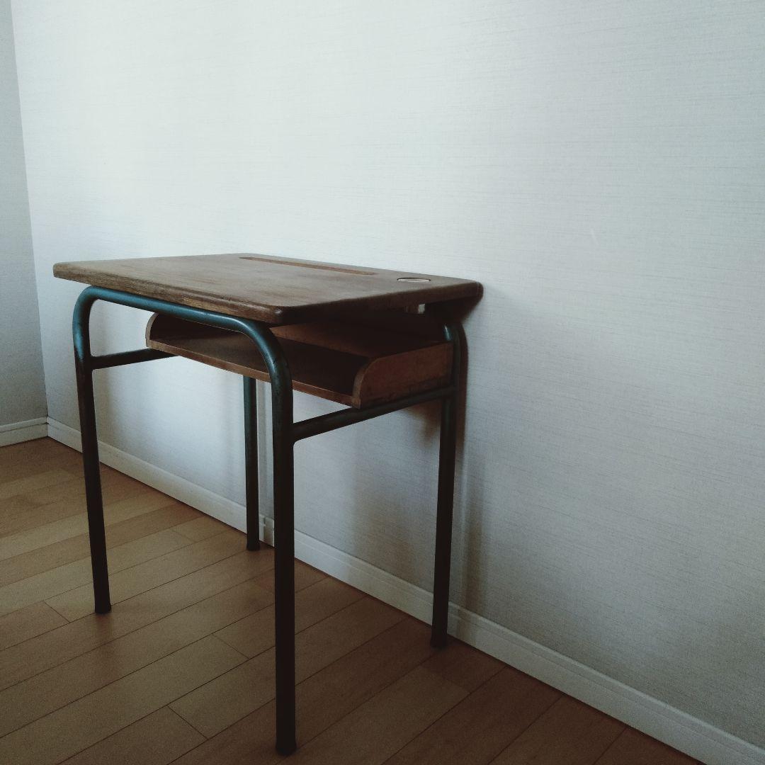 アンティーク 学校机 フランス スクールデスク 子ども用学習机