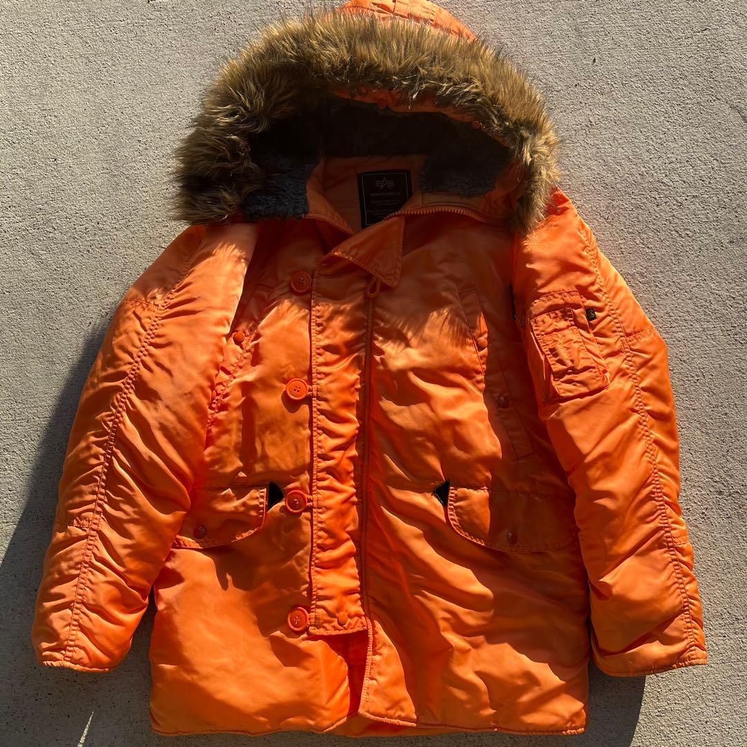 ALPHA INDUSTRIES N-3B 限定モデル M オールオレンジ - メルカリ