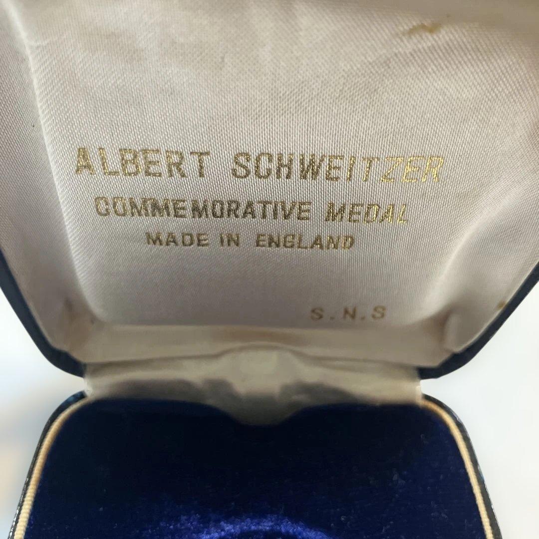 アルベルト シュバイツァー 記念メダル 銀 1875 1965 イギリス製