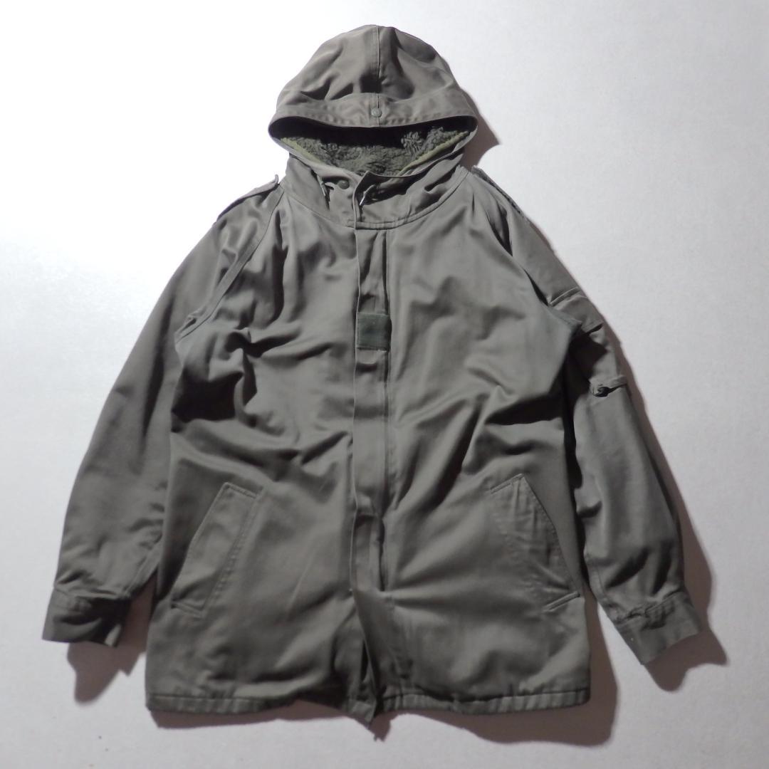 80s フランス軍 F2パーカー ライナー付 88Lマイクロパーカー フランス軍 F-2 フィールドパーカー ライナー付き デッドストック 仏軍