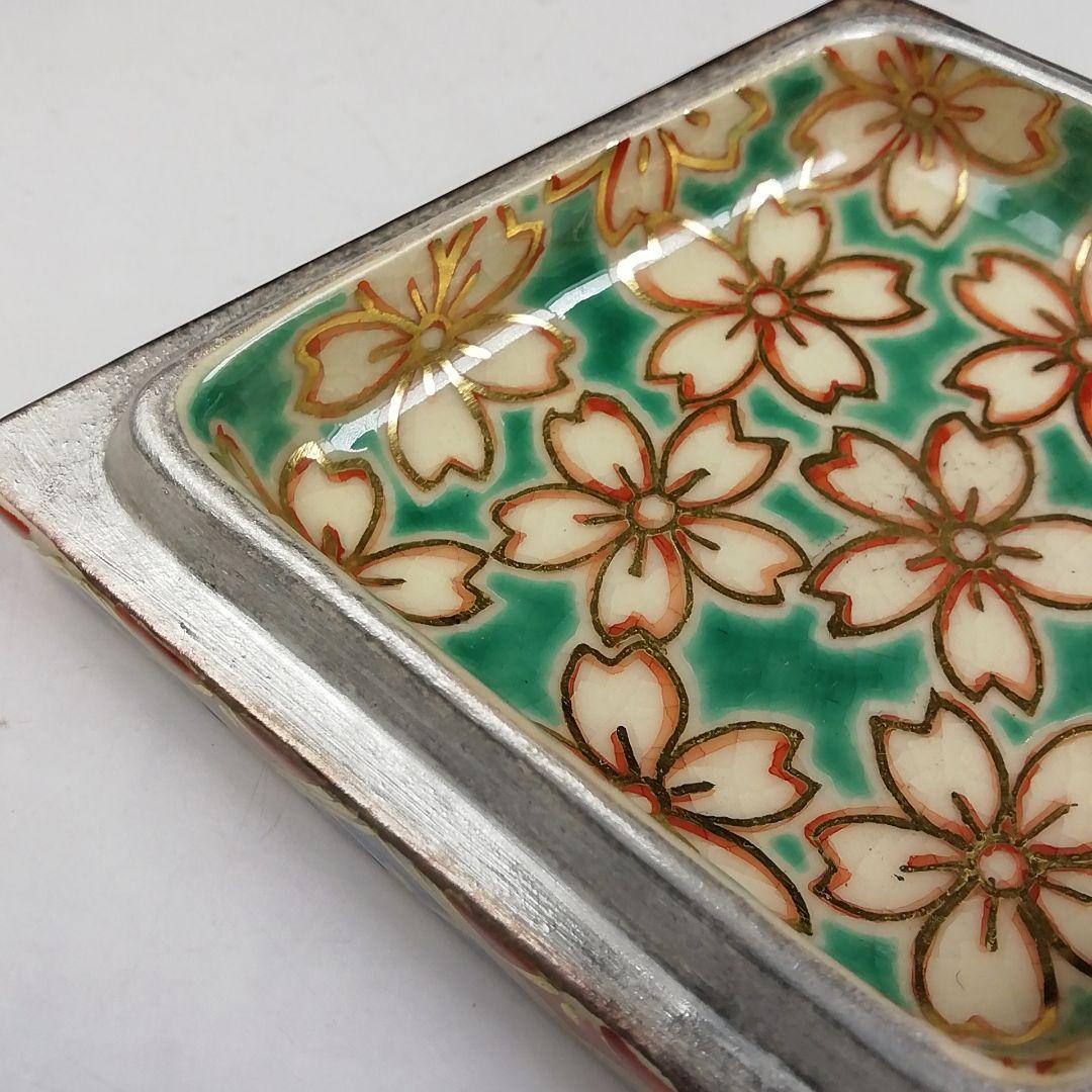 T900 香合 『仁清 菱柳桜絵』『中村秋峰 造』 共箱 茶道具 - メルカリ