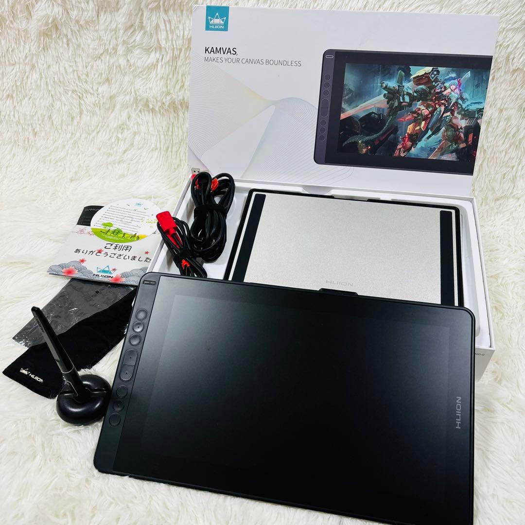 HUION KAMVAS 13 GS1331 液晶ペンタブレット本体 GS1331-K 液晶ペンタブレット [13.3型] USB-A/HDMI接続 Kamvas 13＋K20