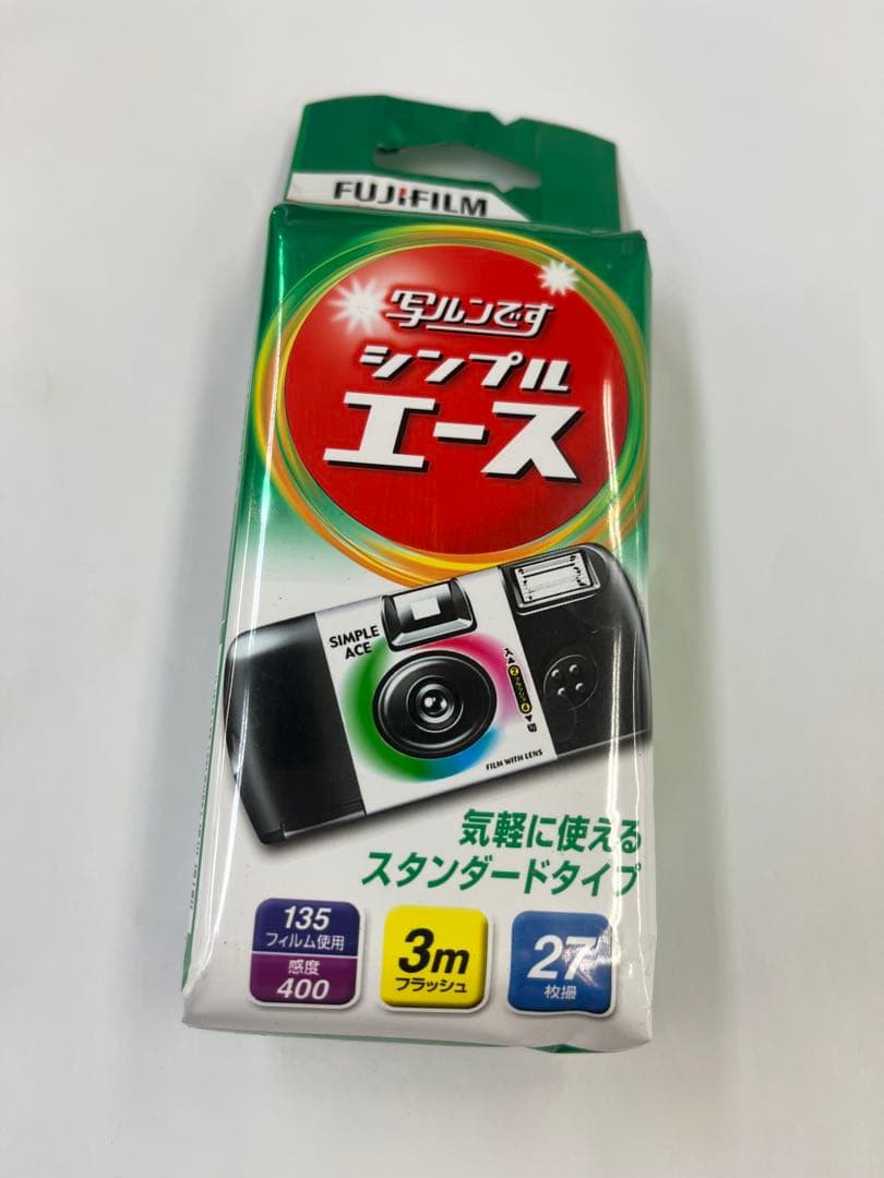 FUJIFILM SIMPLE ACE 使い捨てカメラ - メルカリ