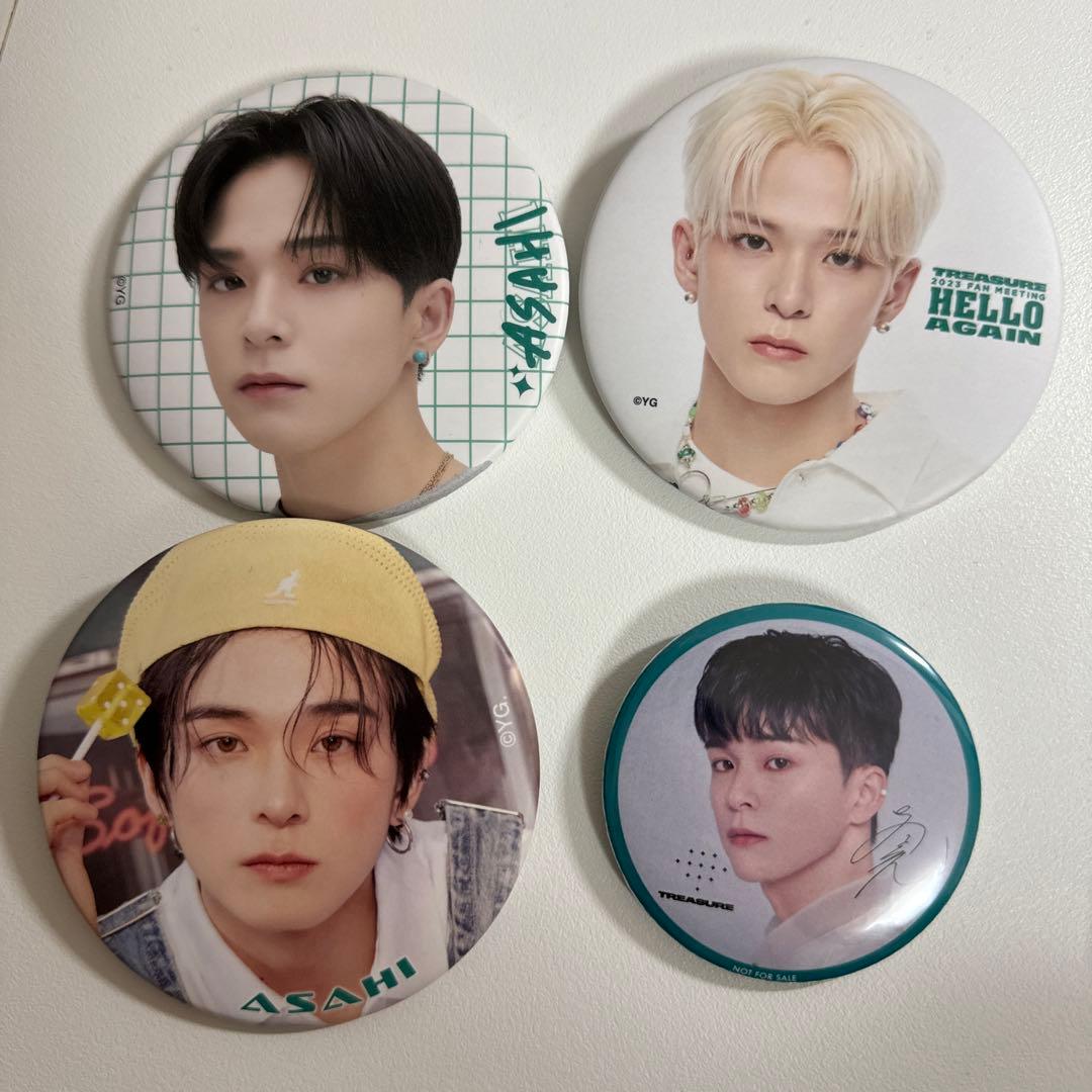 Treasure トレジャー アサヒ 缶バッジセット - メルカリ