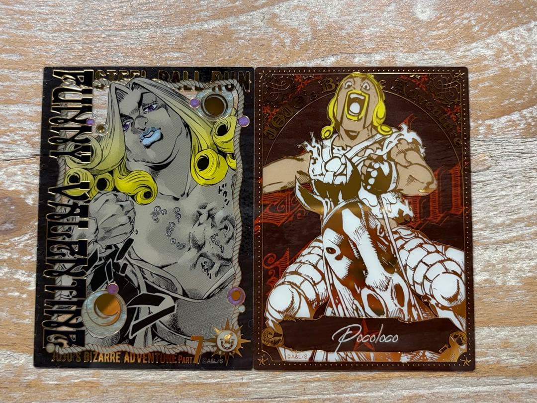 ジョジョキャラバン 箔押しクリアカードコレクションB - メルカリ