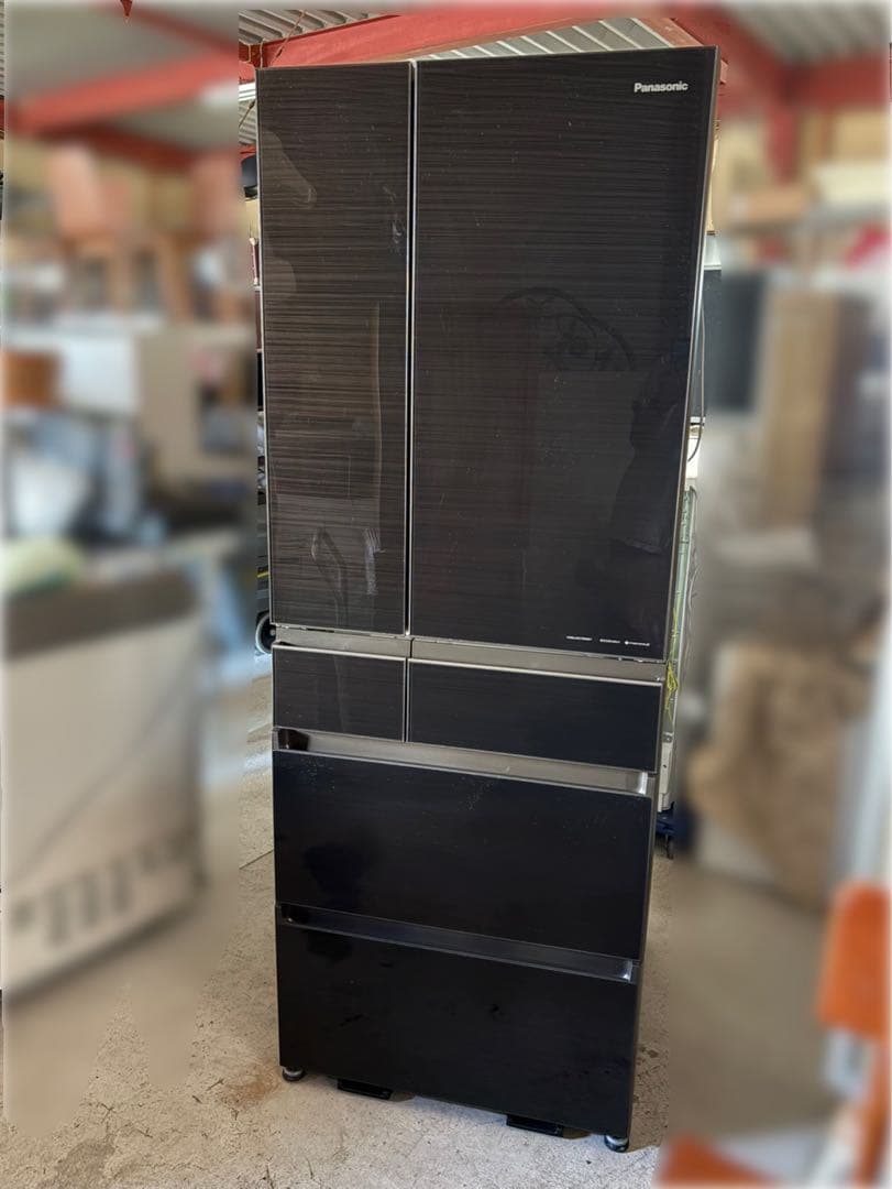 ☆山口県下松市より　冷蔵庫 パナソニック NR-F557HPX-T 21年 パナソニック Panasonic 冷蔵庫 HPXタイプ 6ドア フレンチドア