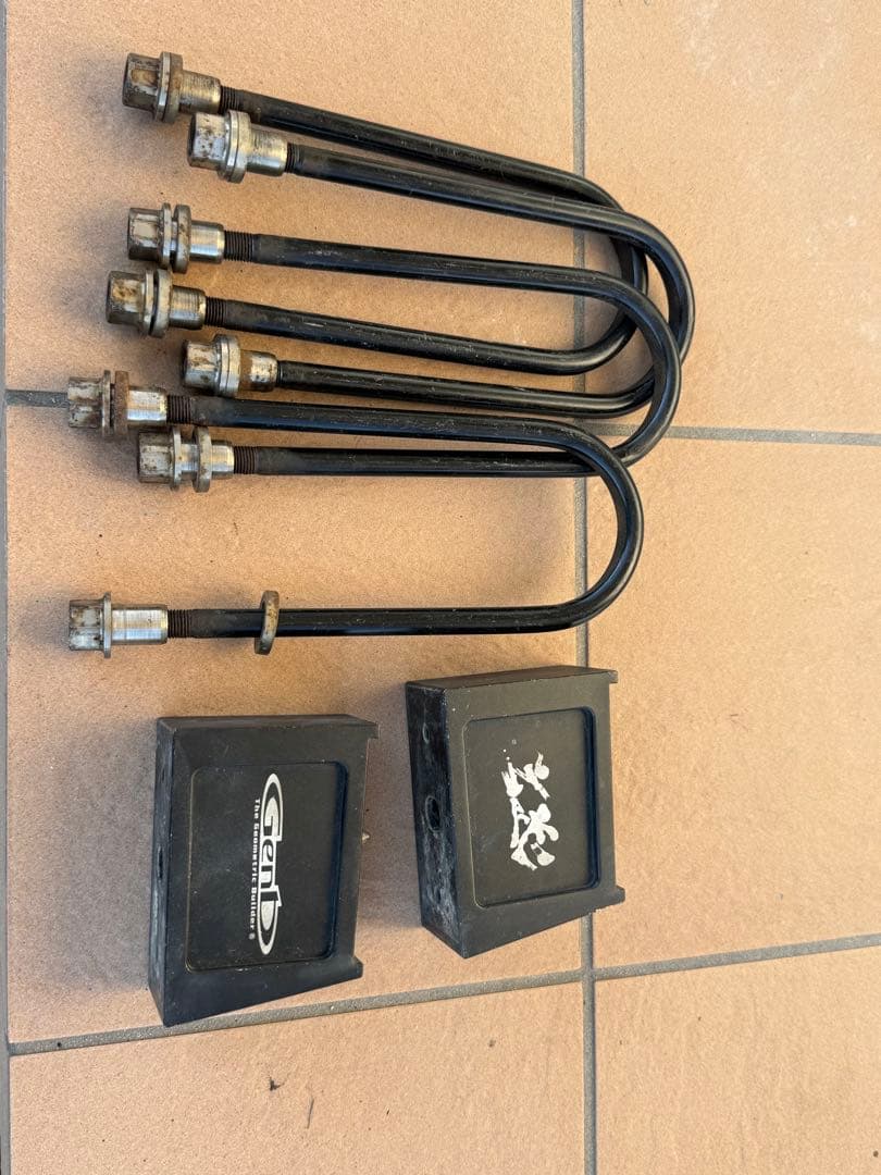 玄武　3.5インチブロック　Uボルトセット スーパーダウンブロックシステム ［3.5インチ/-87.5ミリ］ SDS35H