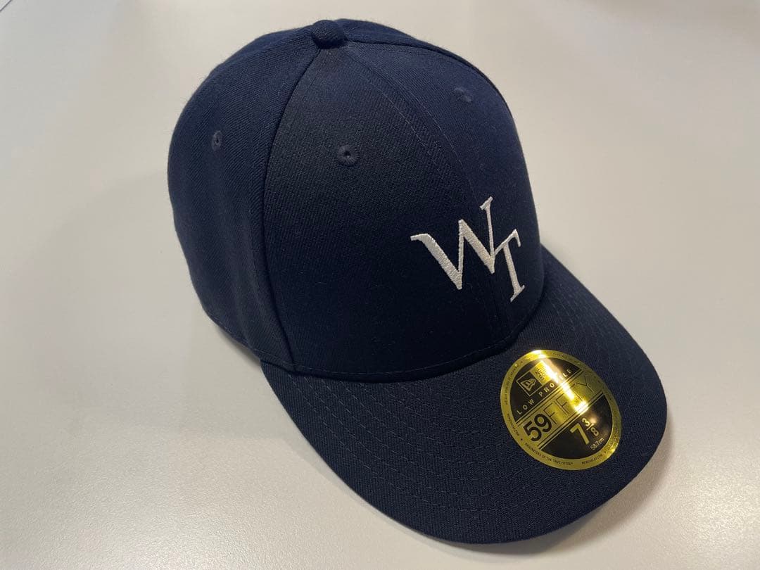 WTAPSニューエラキャップ59FIFTY 7 3/8 58.7cm ネイビー