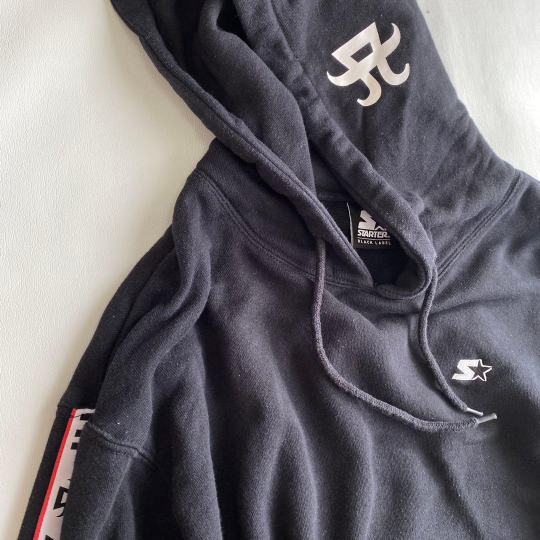 浜崎あゆみ STARTER セットアップ フード パーカー パンツ ブラック