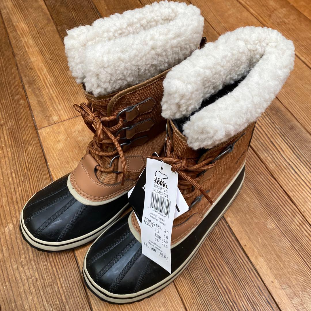 SOREL スノーブーツ キャメルブラウン 25cm - メルカリ