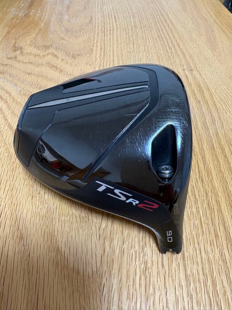 タイトリスト TSR2 ドライバー 9度 ヘッドのみ ヘッドデータは嘘つかない】安定したフェード系弾道で攻められる