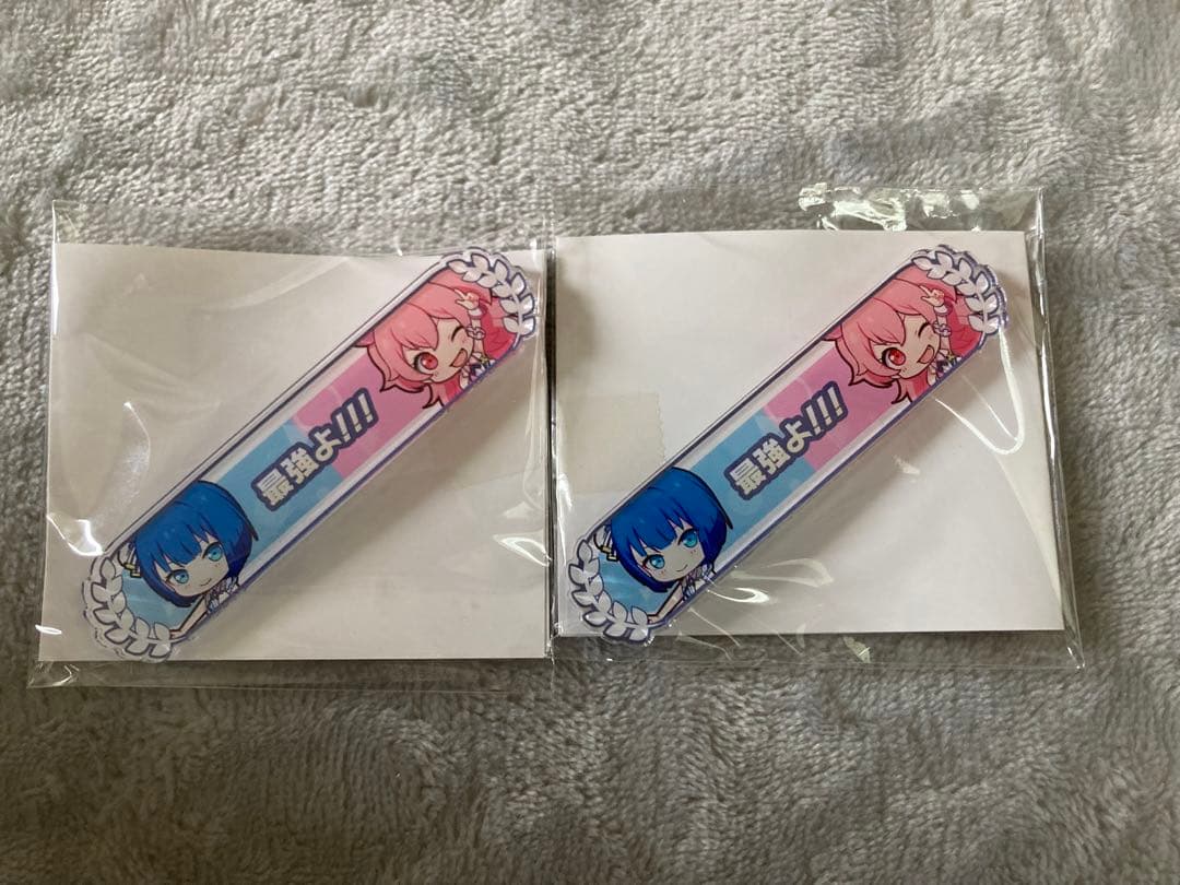 プロセカ キズナ称号バッチ 桐谷遥 桃井愛莉 - メルカリ