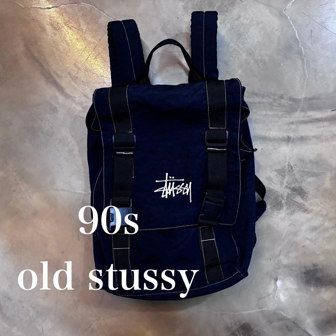 激レア90s old stussy nylon backpack vintage - メルカリ