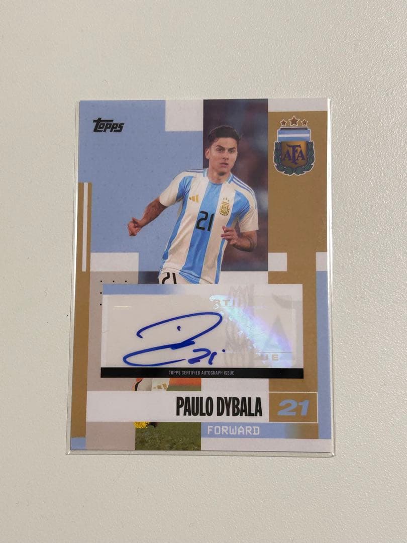 ディバラ 直筆サイン Topps Argentina 2024 - メルカリ