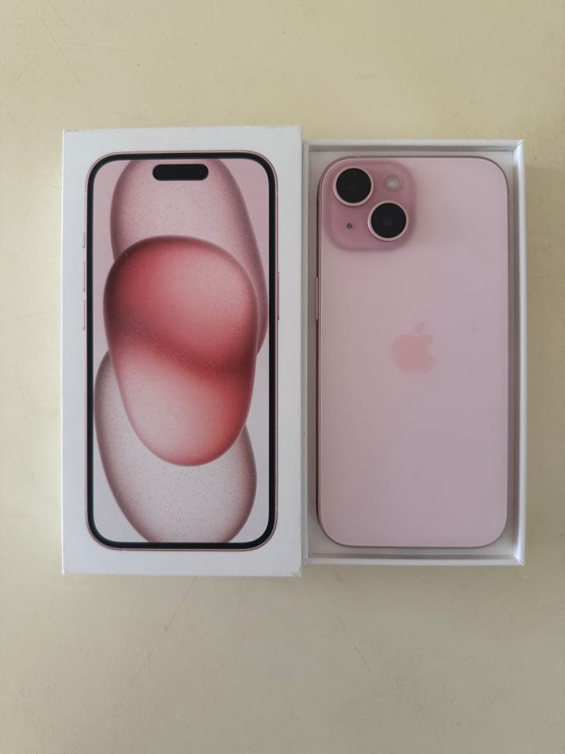【美品】Apple iPhone 15 128GB ピンク Apple iPhone 15 Pink 6.1
