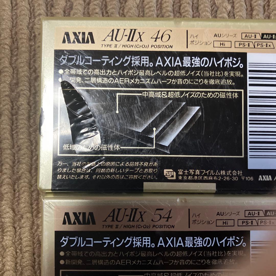 未使用品】カセットテープ AXIA AU-Ⅱx 46 54 - メルカリ