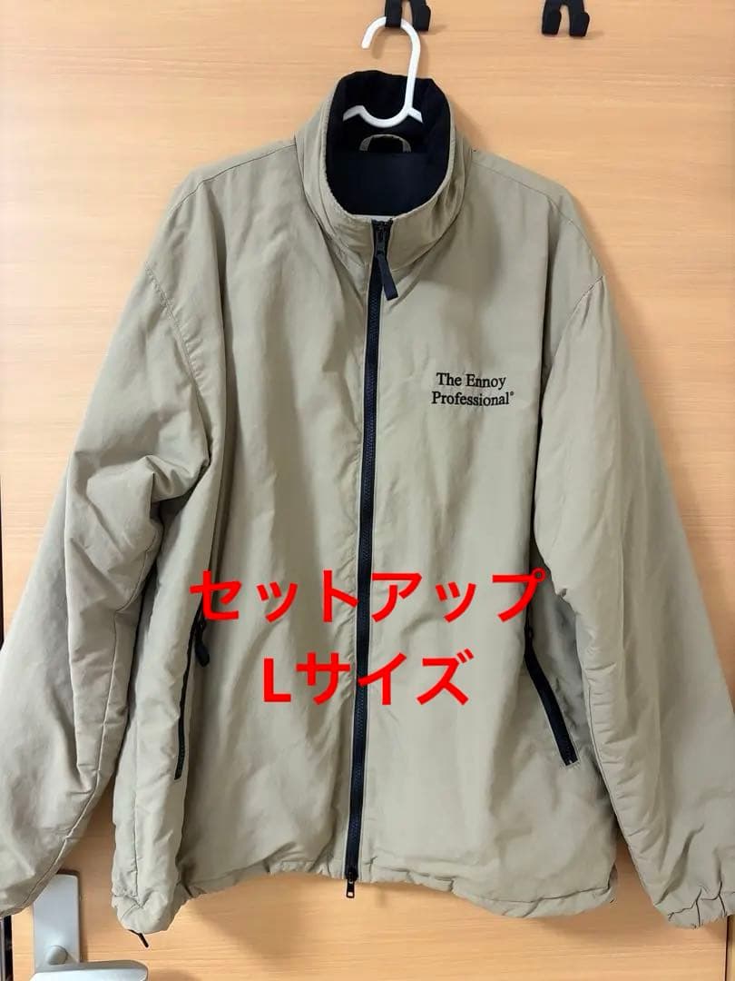 ENNOY スタイリスト私物 NYLON PADDED SET UP Lサイズ