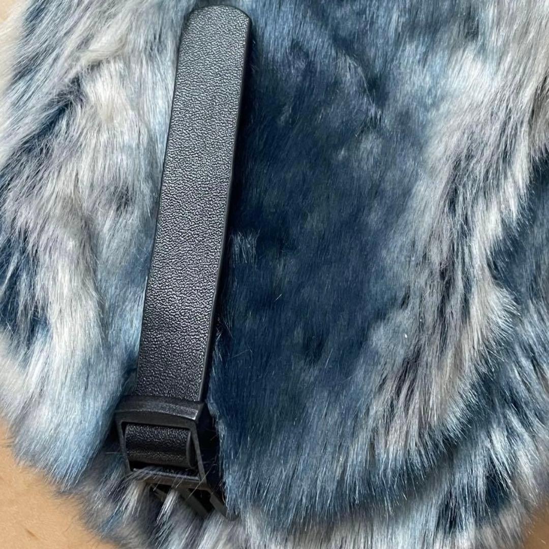 Supreme Faux FurTrooper Blueフライトキャップ