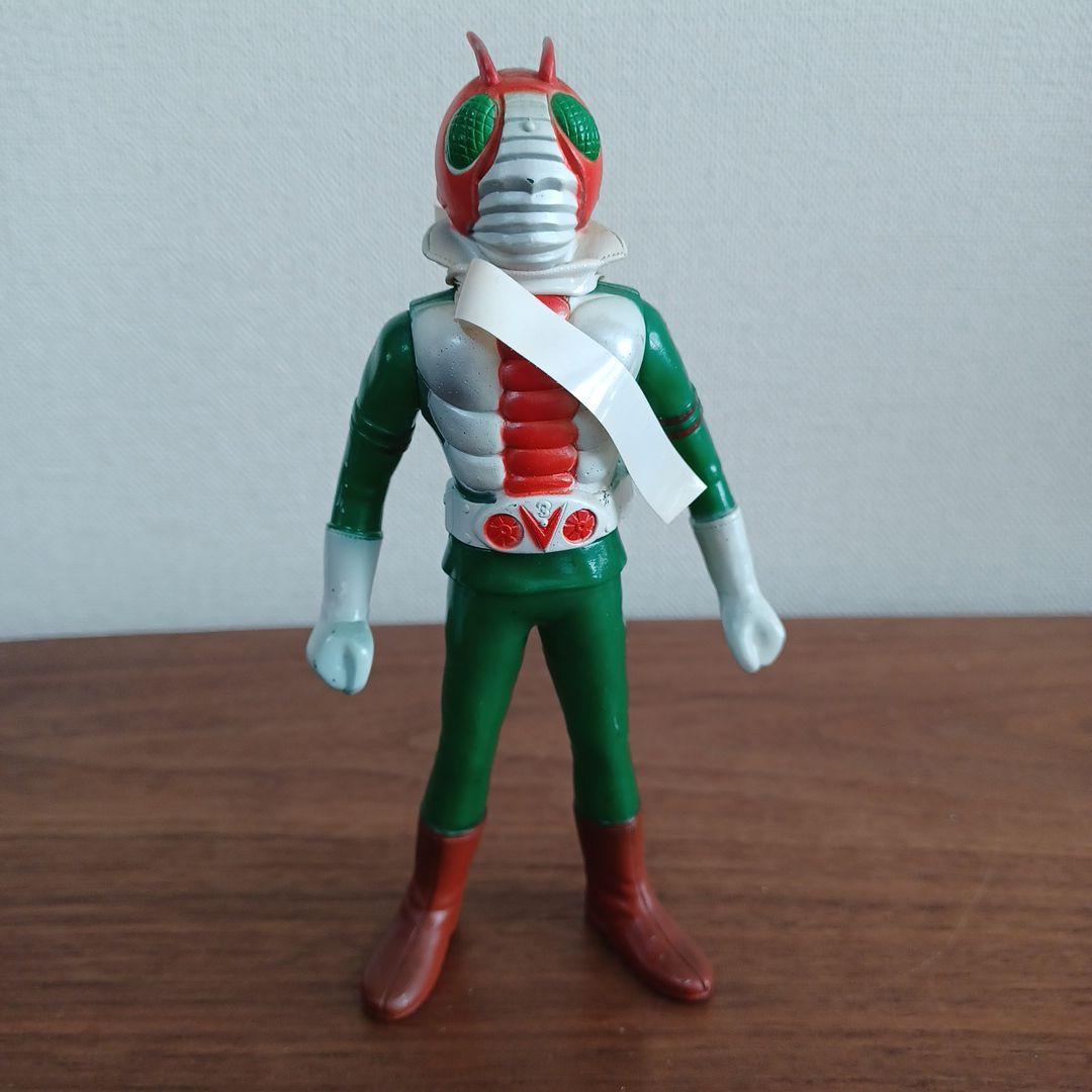 当時物 ポピー製「仮面ライダー」希少ソフビフィギュア5体セット