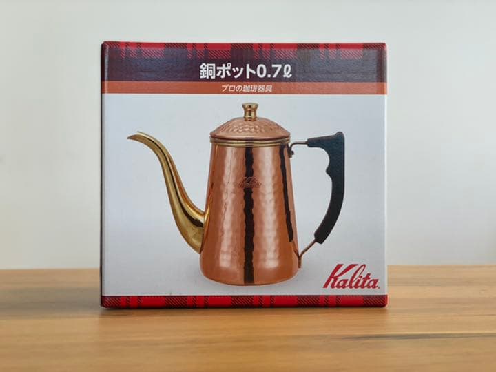 生産終了品レア】Kalitaカリタ 銅ポット0.7L 蝶番付 #52023 - メルカリ