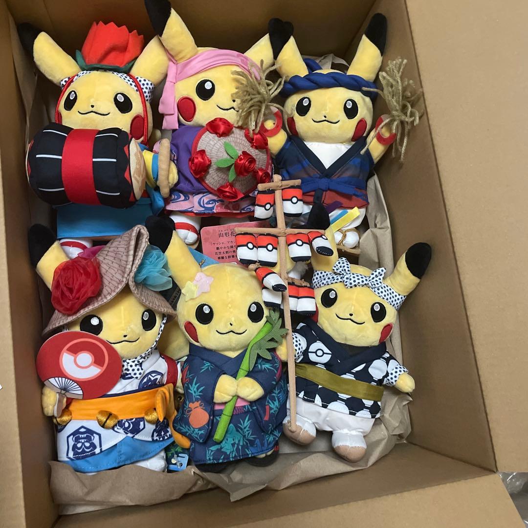 ポケモンセンタートウホク お祭り ピカチュウ ぬいぐるみ 6種 - メルカリ