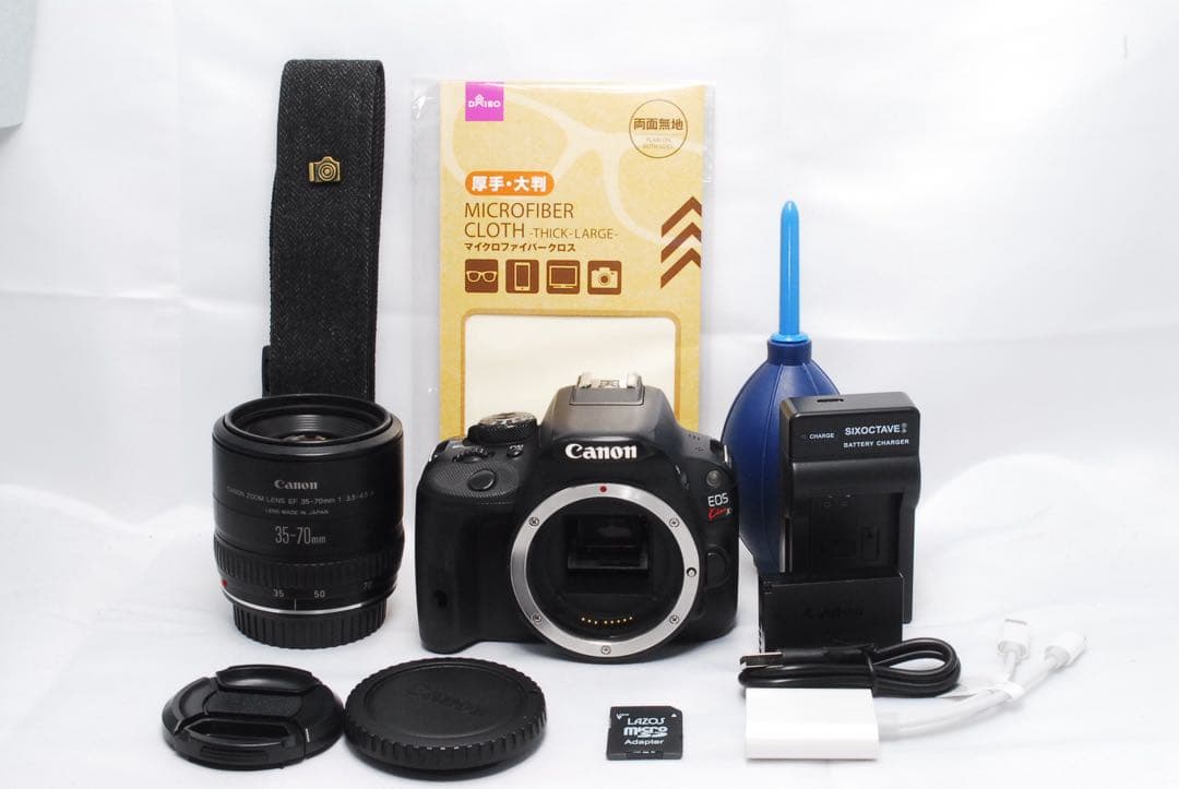 スマホ転送ケーブル付き✨canon kiss x7✨一眼レフカメラ✨軽量カメラ