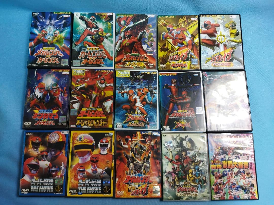 戦隊もの レンタルアップ DVD 83点 まとめ大量セット - メルカリ