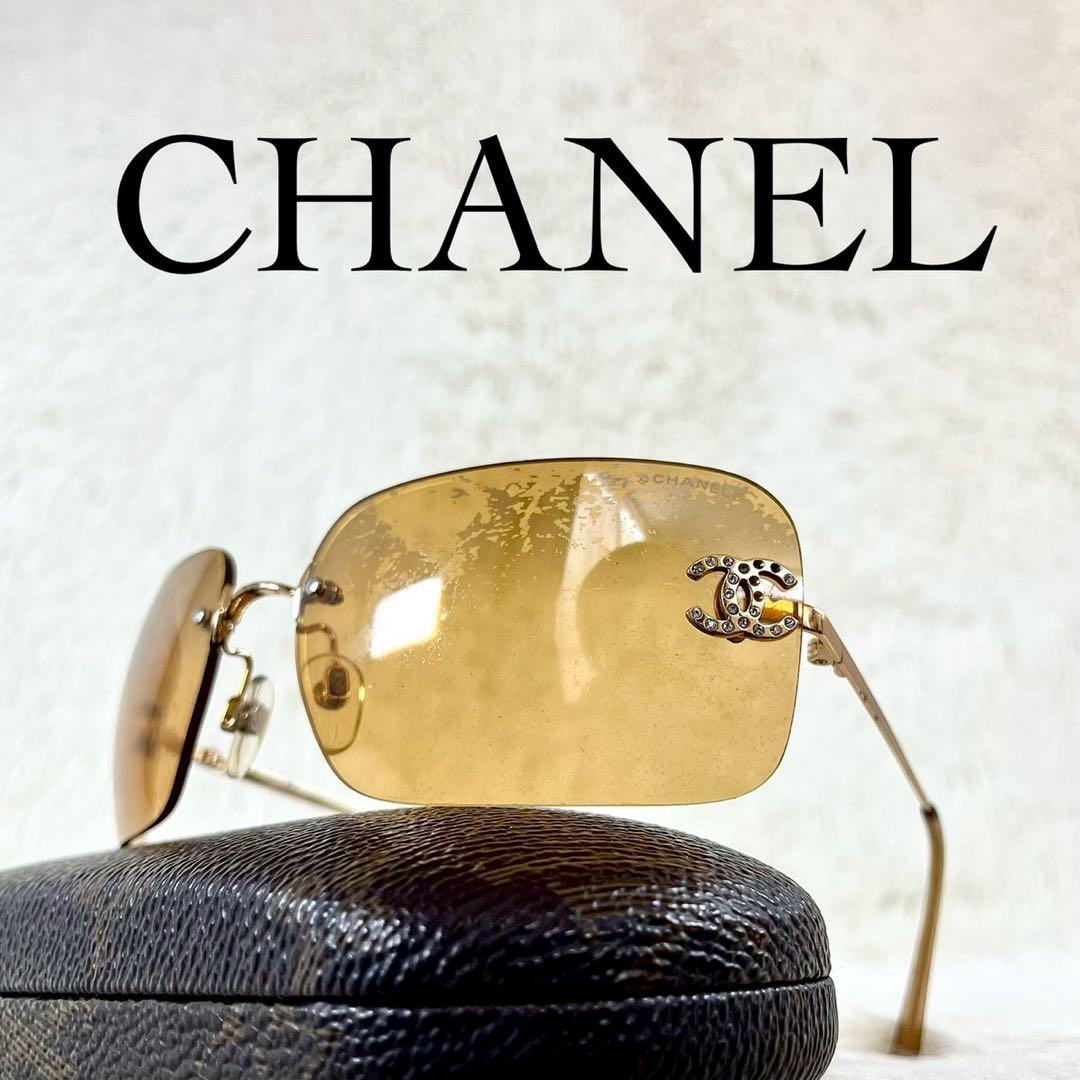 CHANEL サングラス 4017-D オレンジレンズ ゴールドフレーム - メルカリ