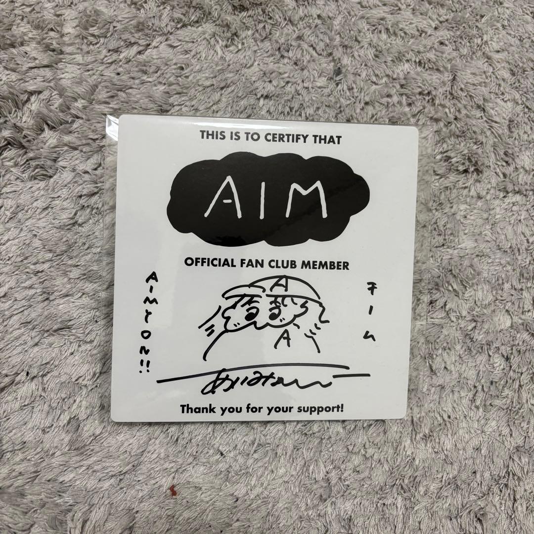 希少】あいみょん AIM ファンクラブ限定Tシャツ 直筆サイン色紙
