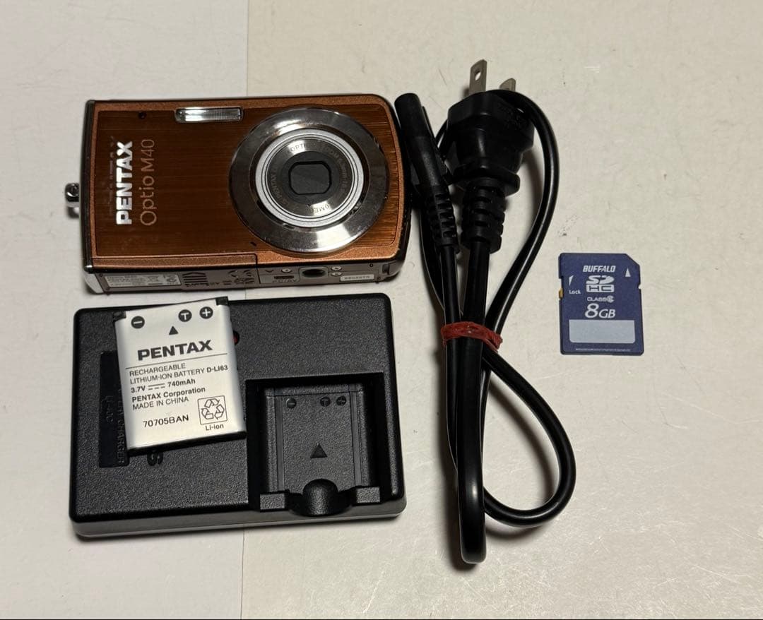 ペンタックス PENTAX オプティオ Optio M40 ブラウン - メルカリ