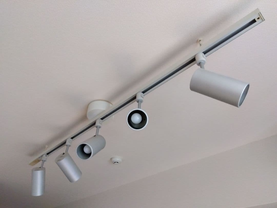 MUJI 無印良品 システムライト（大）リモコン付、スポットライト円柱型