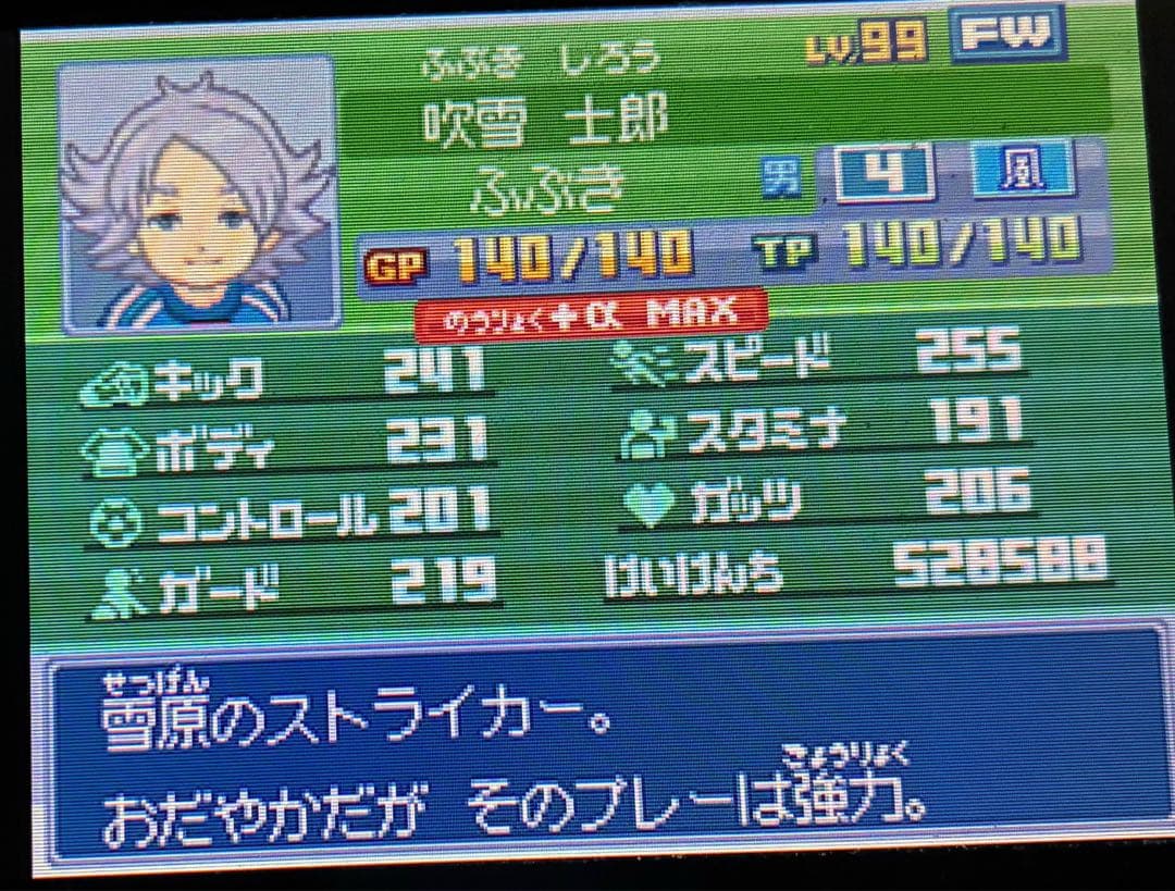 全メンバー極限育成済】イナズマイレブン3 世界への挑戦!!ジ・オーガ