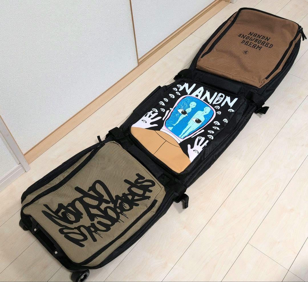 【極美品】スノーボードバッグ キャスター付き 伸縮可能 165-177cm 対応 スキー・スノーボードバッグ キャスター付き 伸縮可能 165-177cm 対応