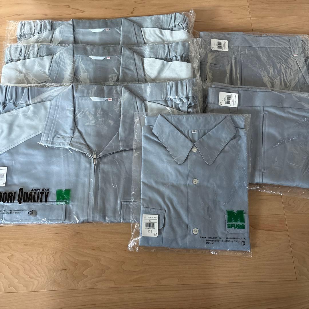 ミドリ安全　作業着　新品未使用　上着ズボンセット2点＋シャツ１点＋上着１　作業服 ミドリ安全のユニフォーム・作業服 総合サイト