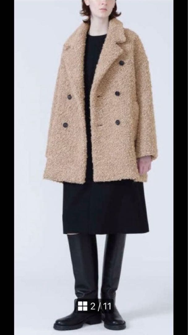 極美品】アドーア☆大人気ベアブークレジャケットコート - メルカリ