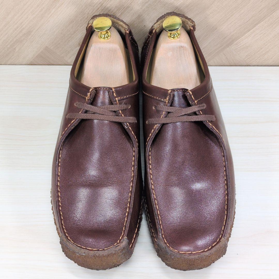 クラークス 27.0cm ナタリー ワラビー レザー ブラウン S528