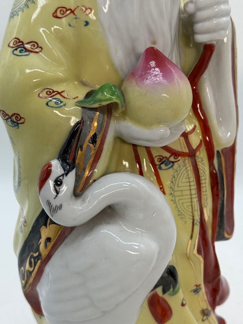 中国 景徳鎮製 色絵 禄星寿星像 送料込み251222 - メルカリ