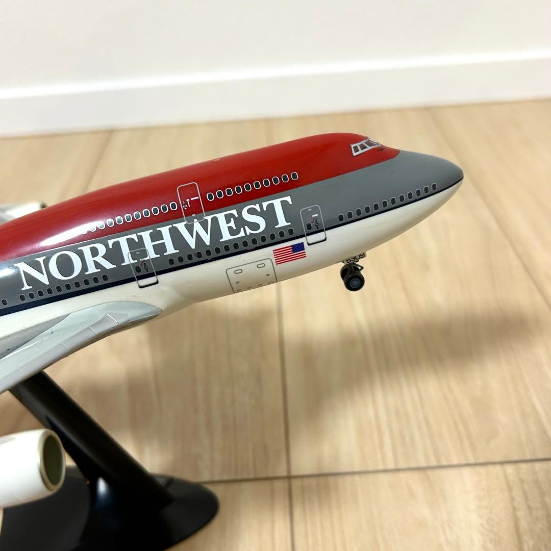 herpa 1/200スケール ノースウエスト航空 Boeing 747-400 - メルカリ