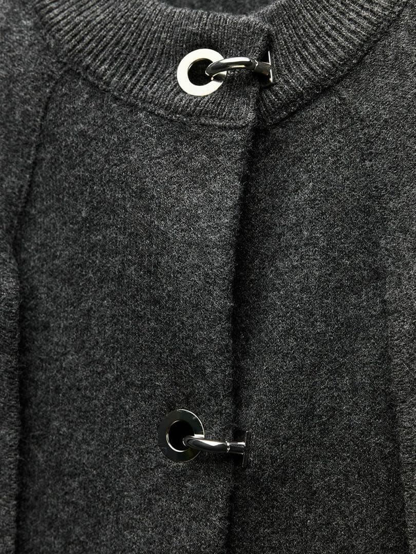 ZARA ニットケープコート - メルカリ