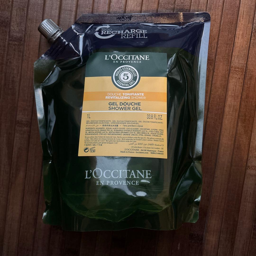 L'Occitane シャワージェル 1L リフィル 新品】ロクシタン ファイブハーブス シャワージェル レフィル1000ml